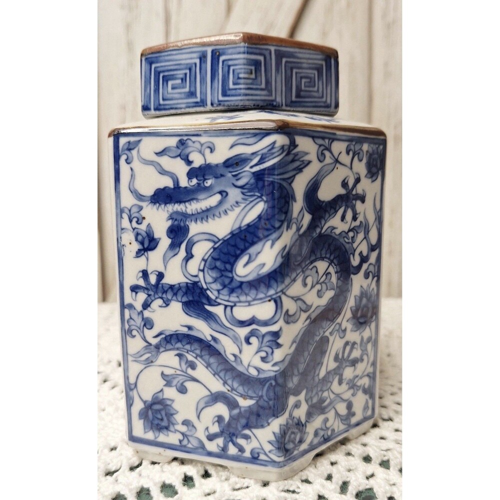 Seiryu Toscany Collection Flow Blue Jar – 5.5”